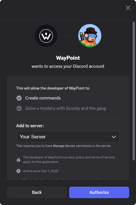 Authorize Bot - Discord OAuth